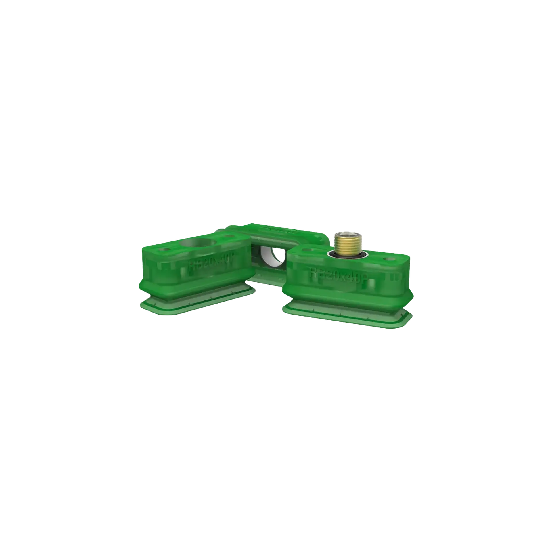 Series RB rectangular bellows suction cups (20 x 40 mm)