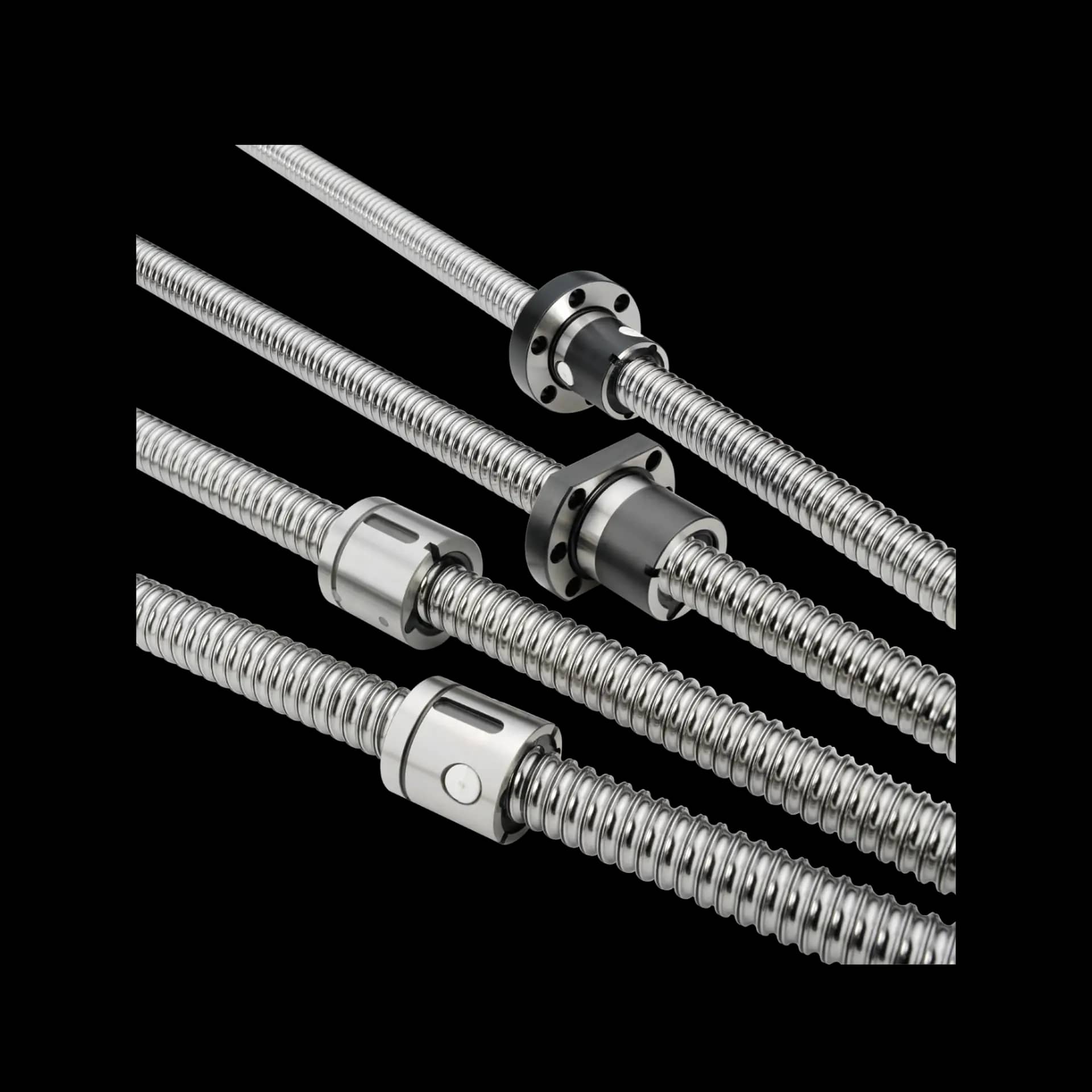 Precise and highly precise ball screws