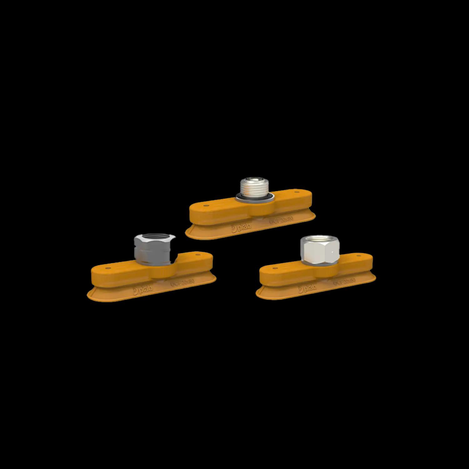 Series OCF concave, oval friction suction cups – DURAFLEX (20 x 80 – 40 x 110 mm)