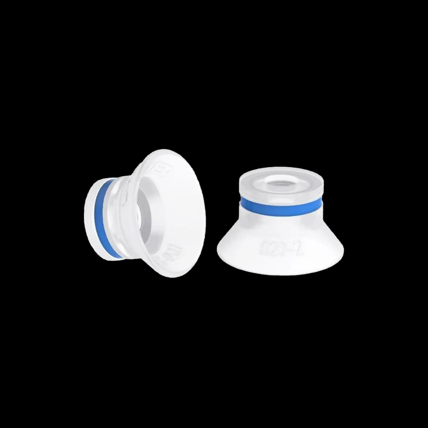 Series D FDA & EU-compliant deep suction cups (15 – 50 mm)