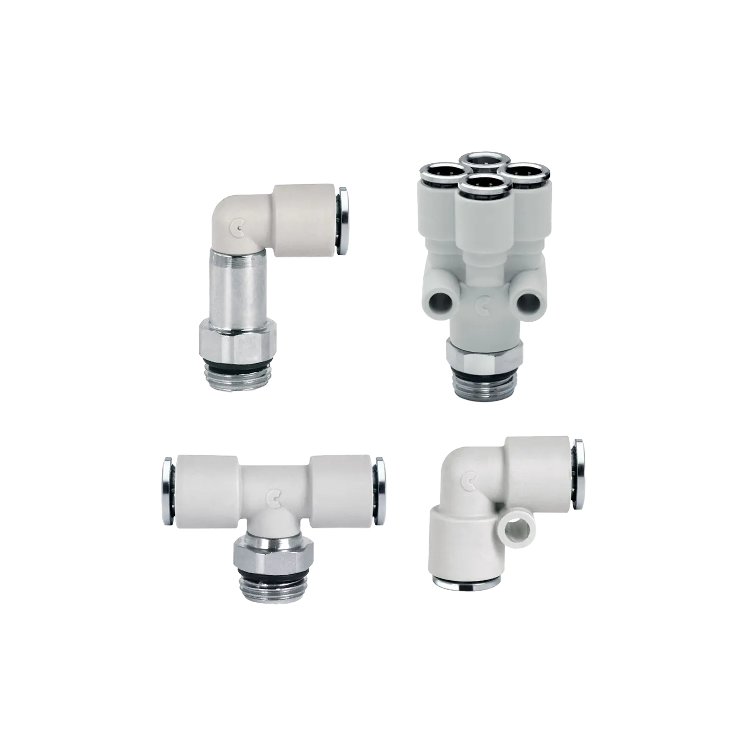 Series 7000 Fluidics push-in fittings for water cooling