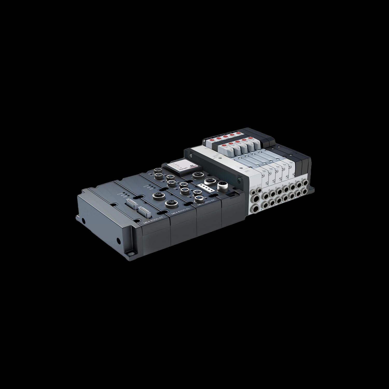 Series D1 fieldbus valve island with CoilVision technology