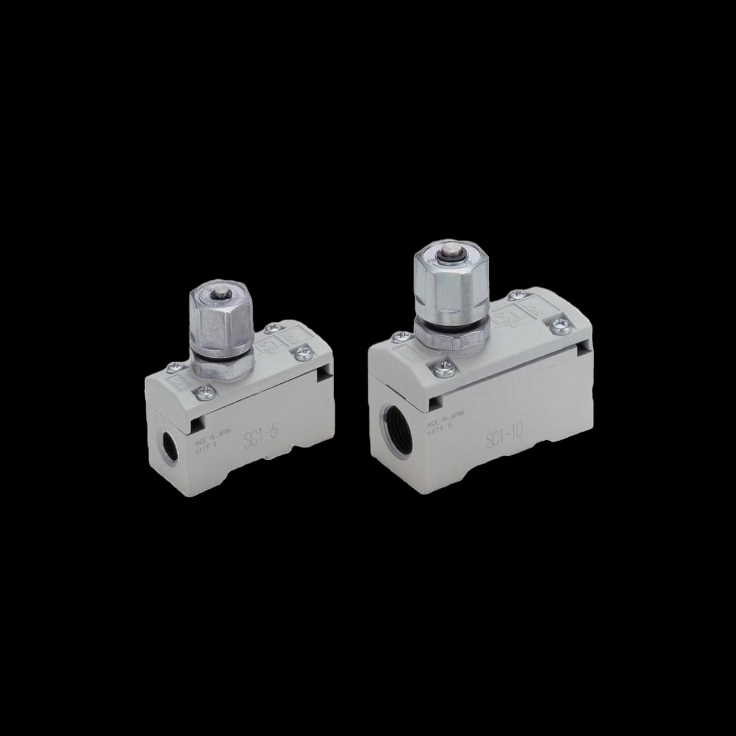 Throttle non-return valve, block format, series SC