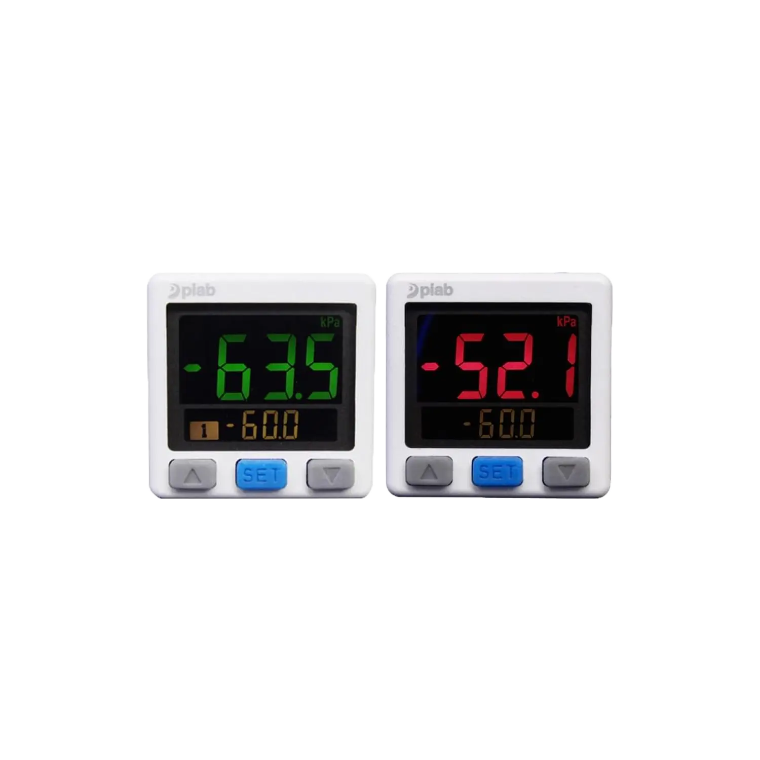 Vacuum switch, 3-colour digital display with M8 connection thread