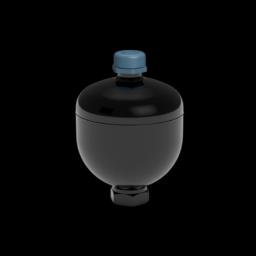 Diaphragm accumulator European standard series