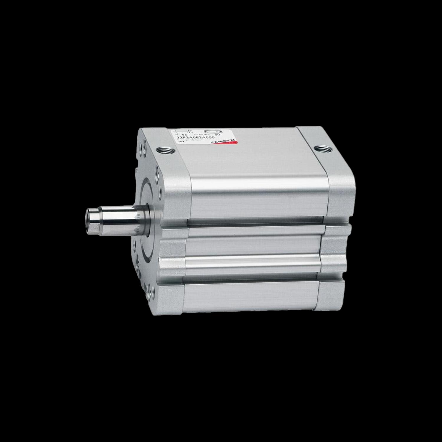 Compact pneumatic cylinders